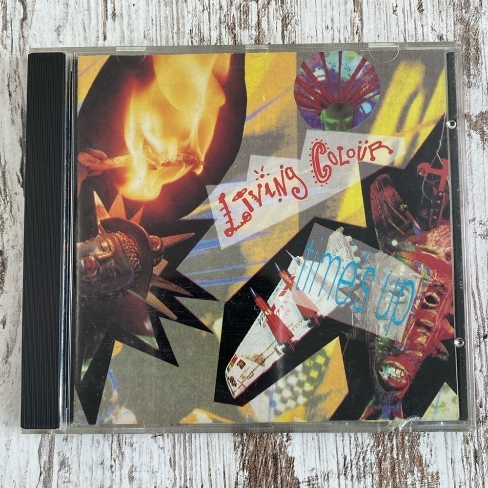 Living Colour Time's Up 1990 CD Vintage Funk Metal Classic Rock Album